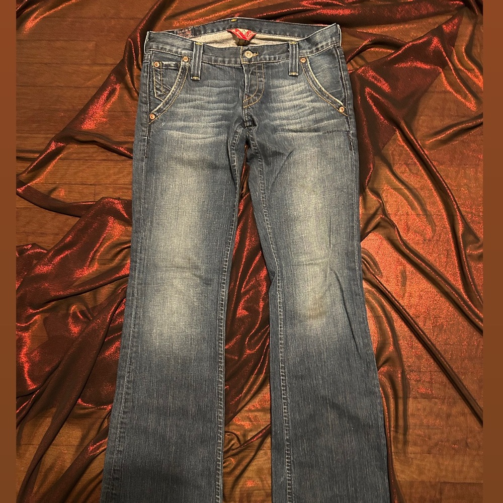 Low rise Flared Denim Jeans